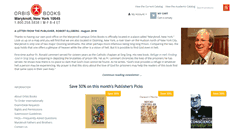 Desktop Screenshot of orbisbooks.com